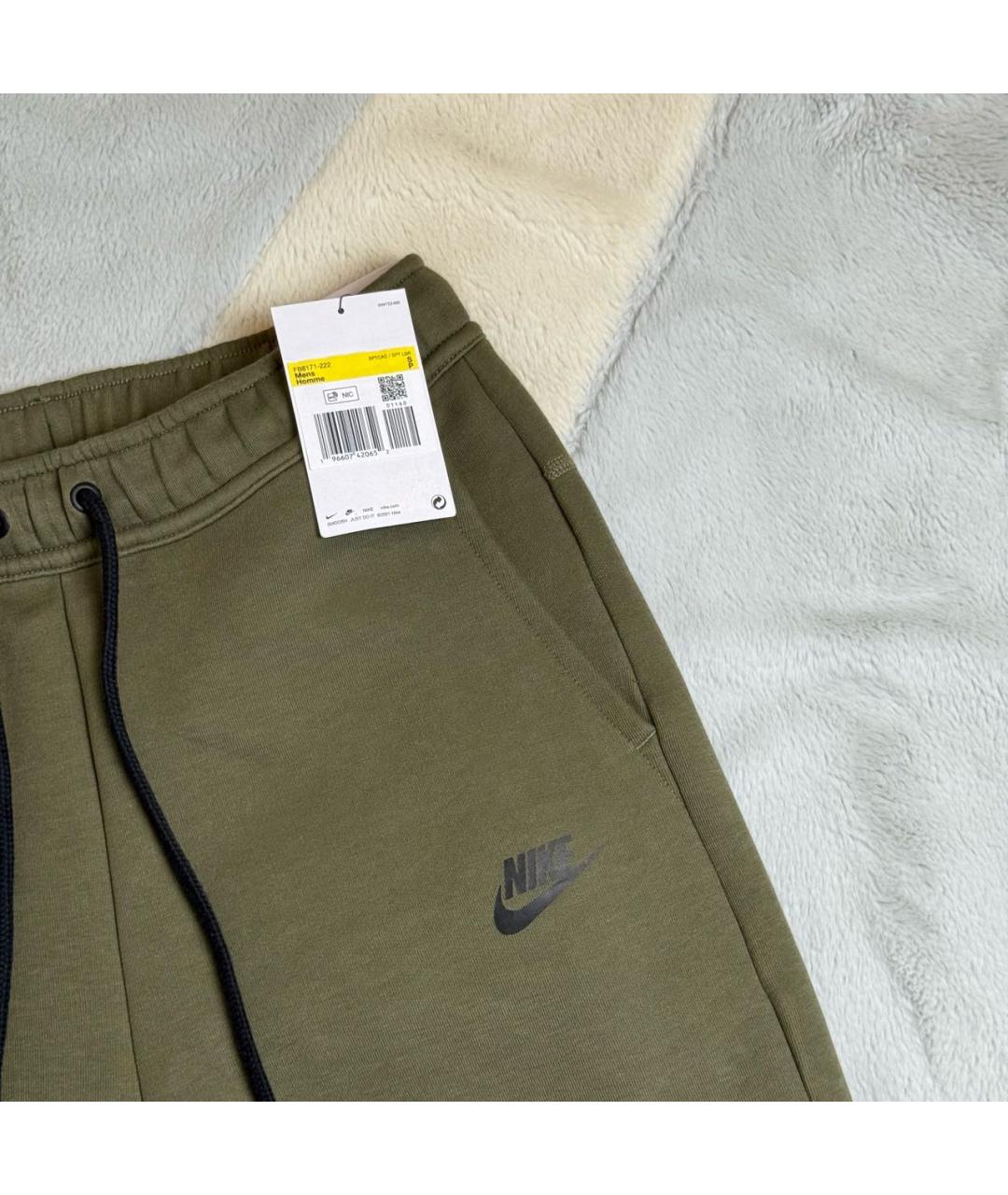 NIKE Хаки хлопковые шорты, фото 4