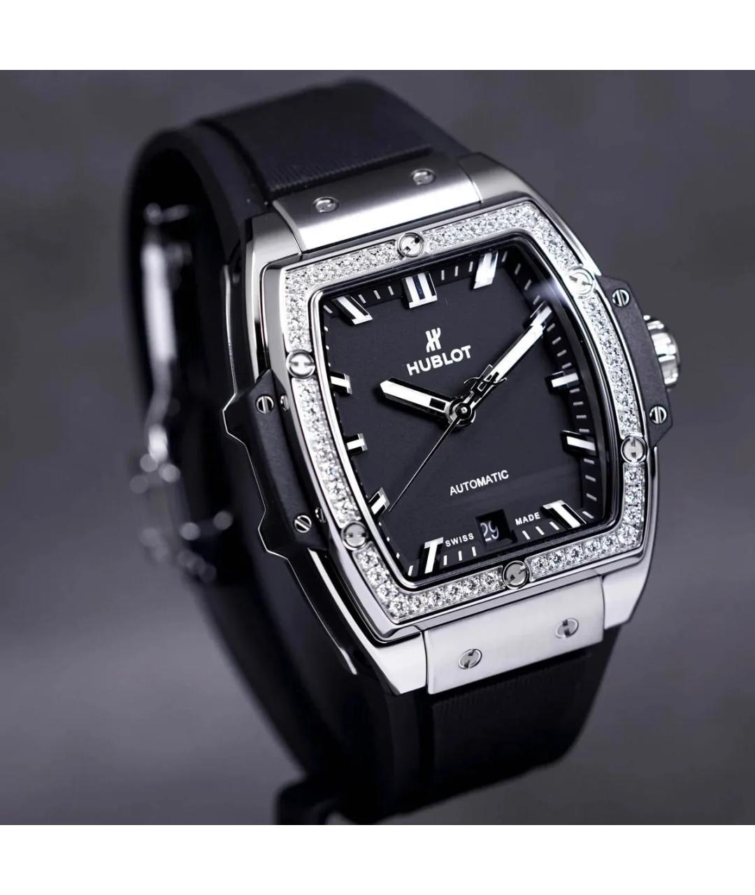 HUBLOT Черные часы, фото 2