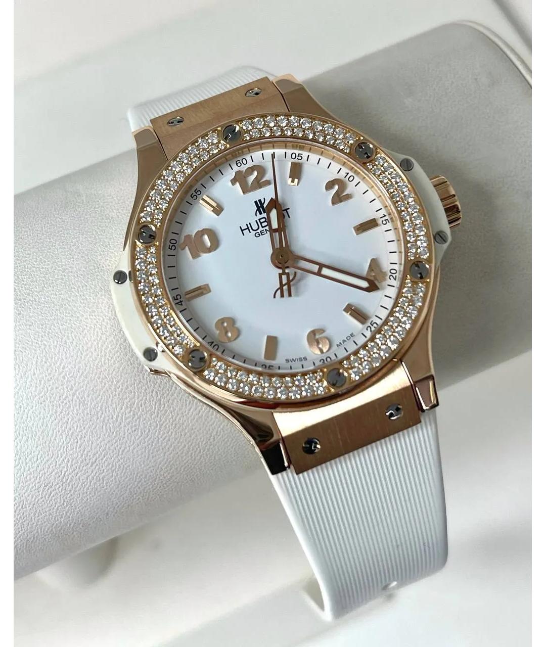 HUBLOT Белые часы из розового золота, фото 4