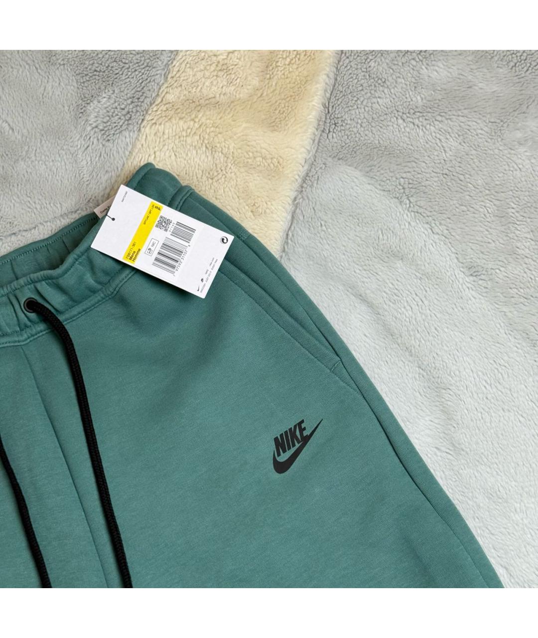 NIKE Зеленые хлопковые шорты, фото 4