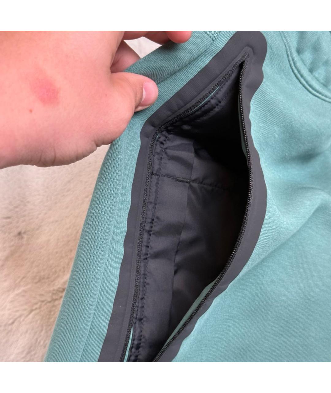 NIKE Зеленые хлопковые шорты, фото 5