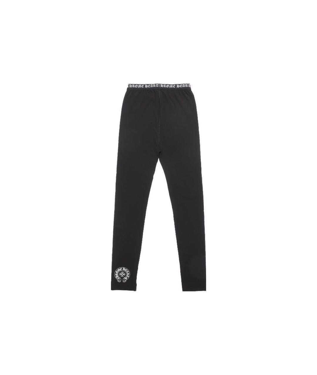 CHROME HEARTS Черные хлопковые спортивные брюки и шорты, фото 1