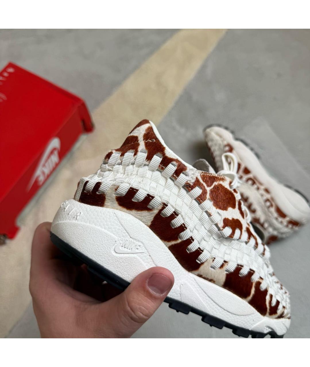NIKE Коричневые низкие кроссовки / кеды, фото 4