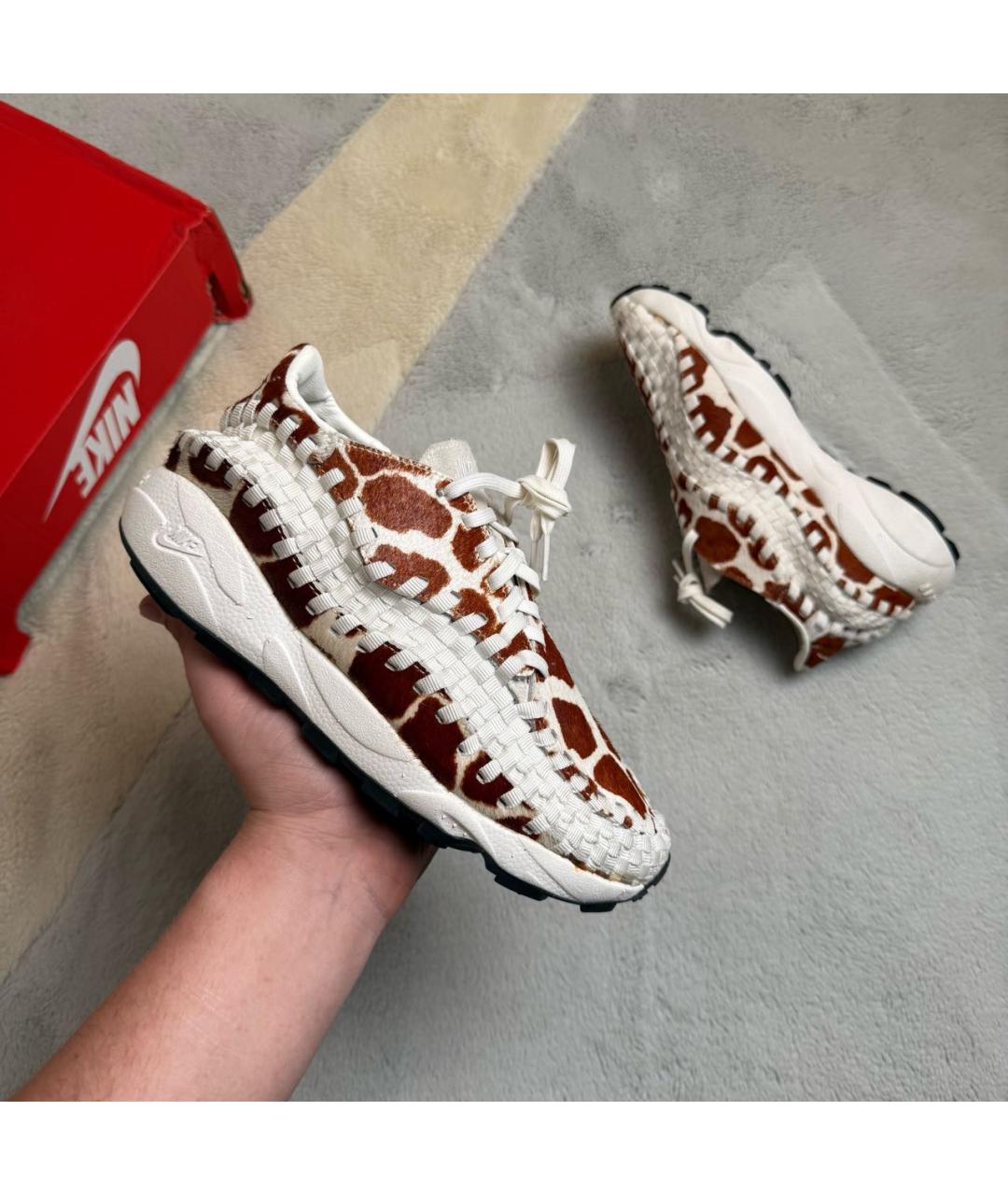 NIKE Коричневые низкие кроссовки / кеды, фото 2