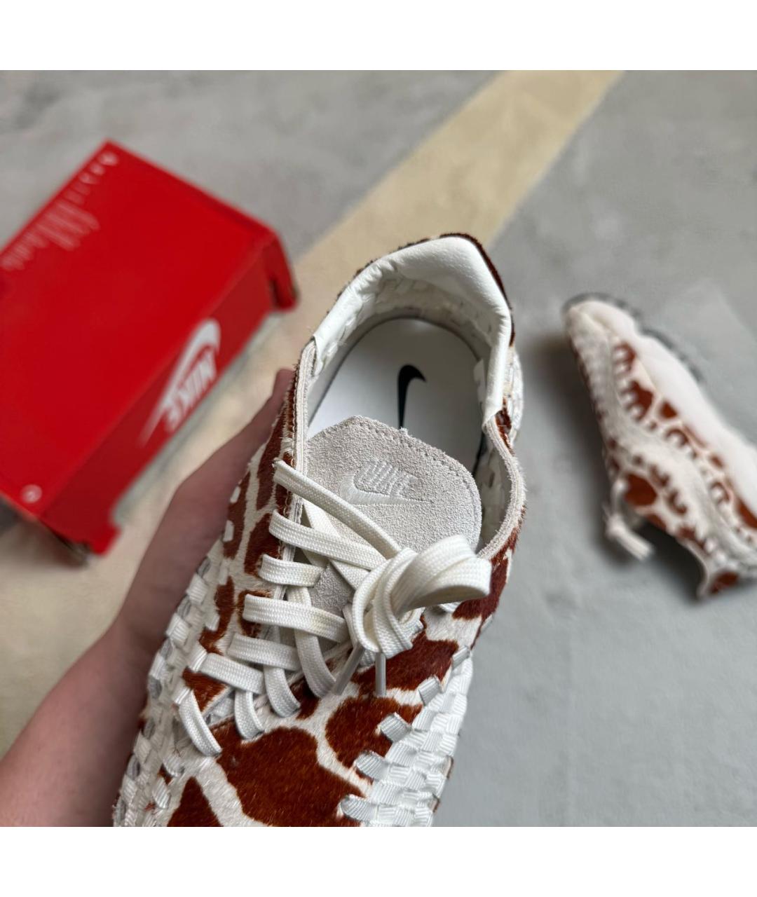 NIKE Коричневые низкие кроссовки / кеды, фото 8