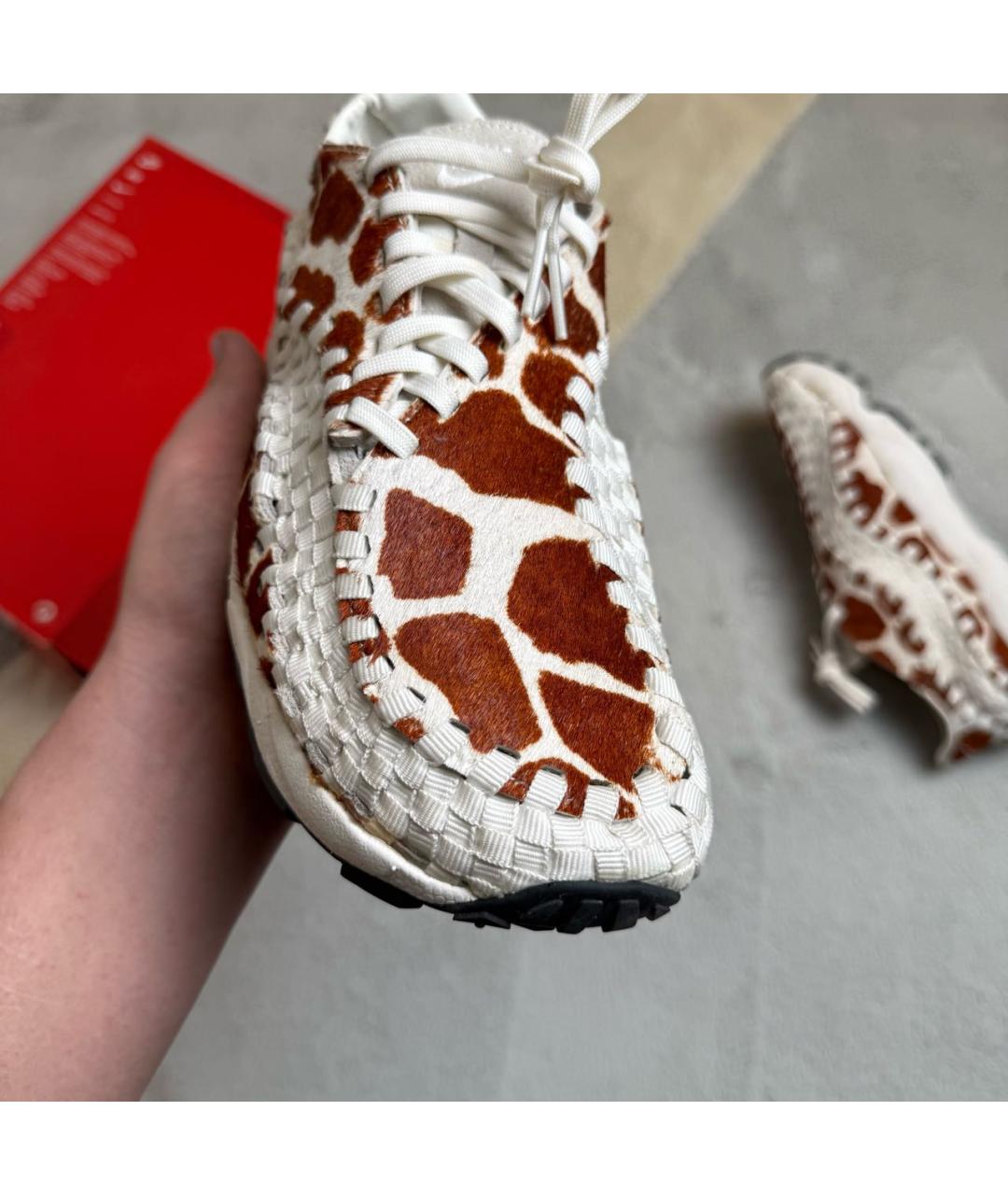 NIKE Коричневые низкие кроссовки / кеды, фото 7