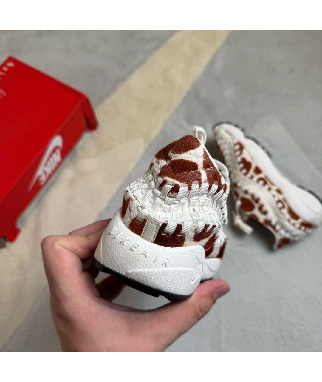 NIKE Коричневые низкие кроссовки / кеды, фото 3
