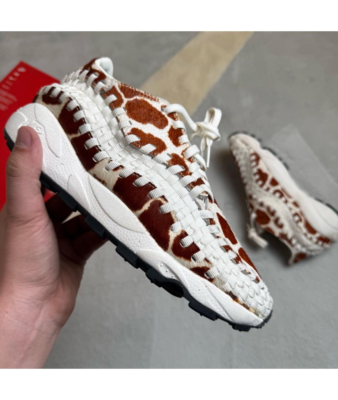 NIKE Коричневые низкие кроссовки / кеды, фото 6