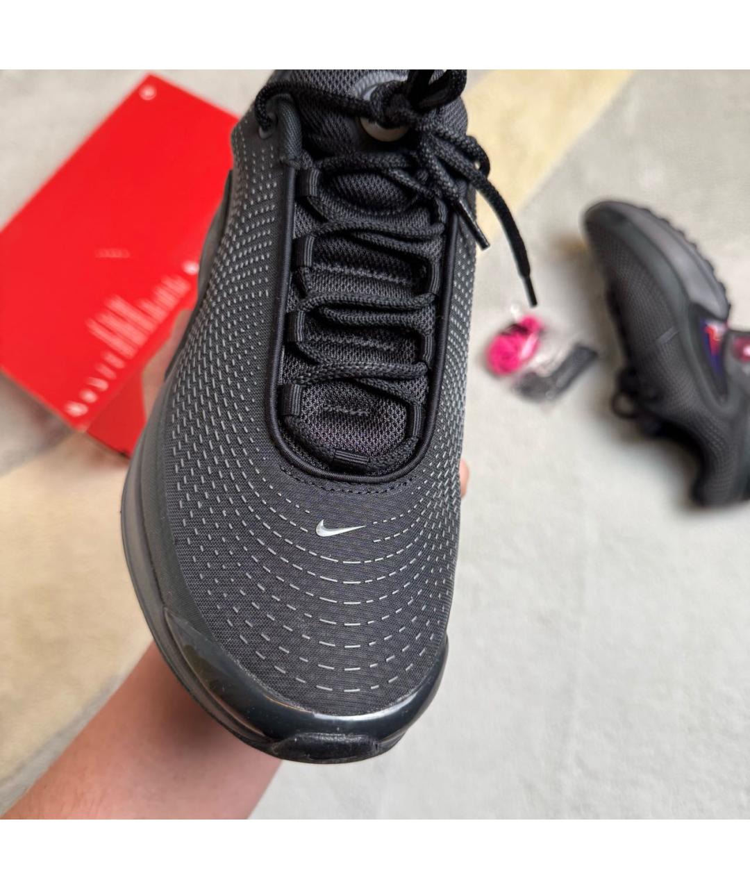 NIKE Черные резиновые низкие кроссовки / кеды, фото 7