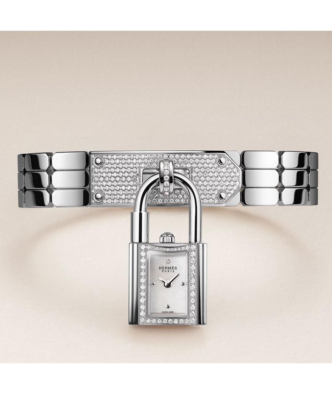 HERMES Серебряные часы, фото 3