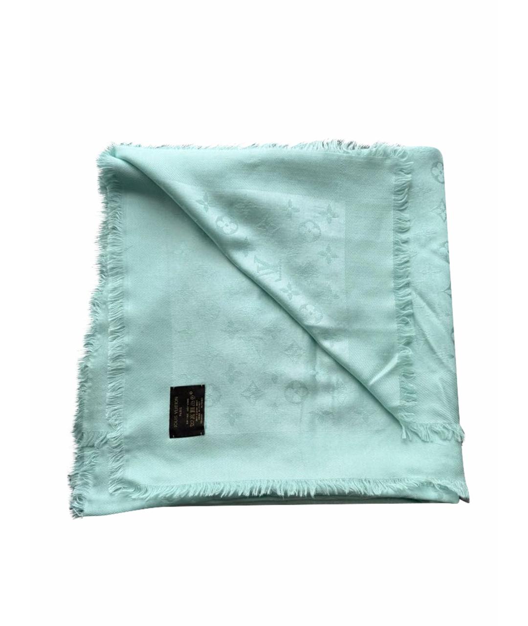 LOUIS VUITTON Голубой платок, фото 1