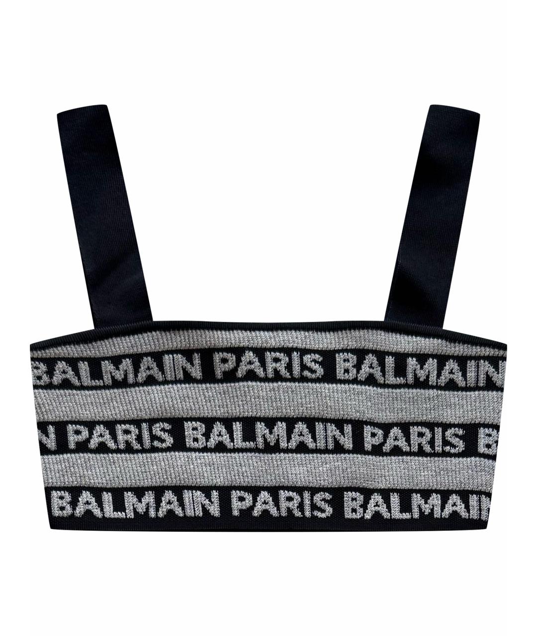 BALMAIN Бежевая майка, фото 1