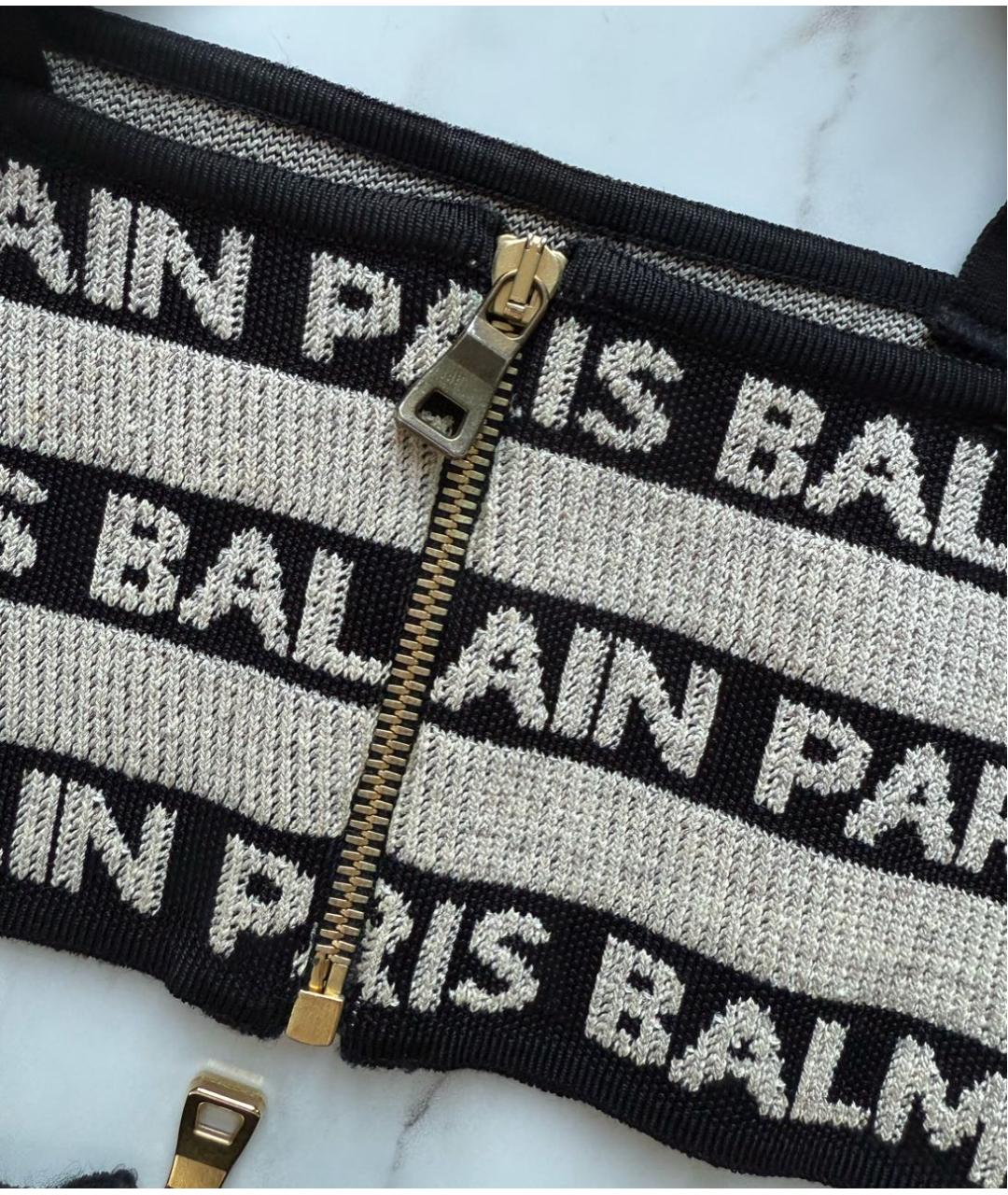 BALMAIN Бежевая майка, фото 3