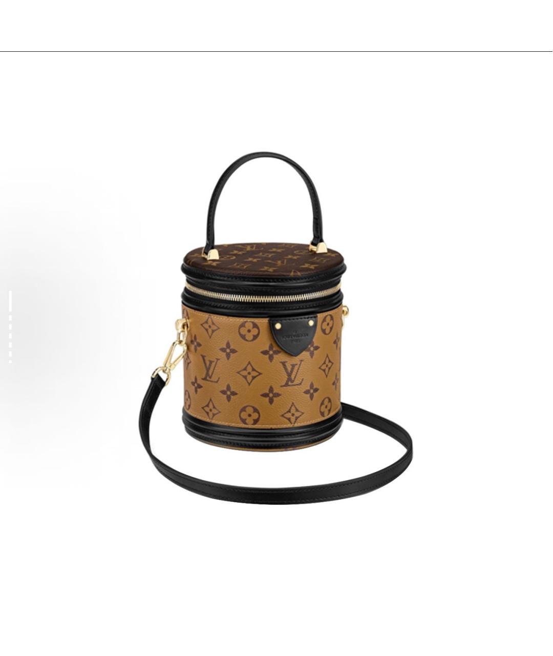 LOUIS VUITTON Коричневая сумка с короткими ручками, фото 7