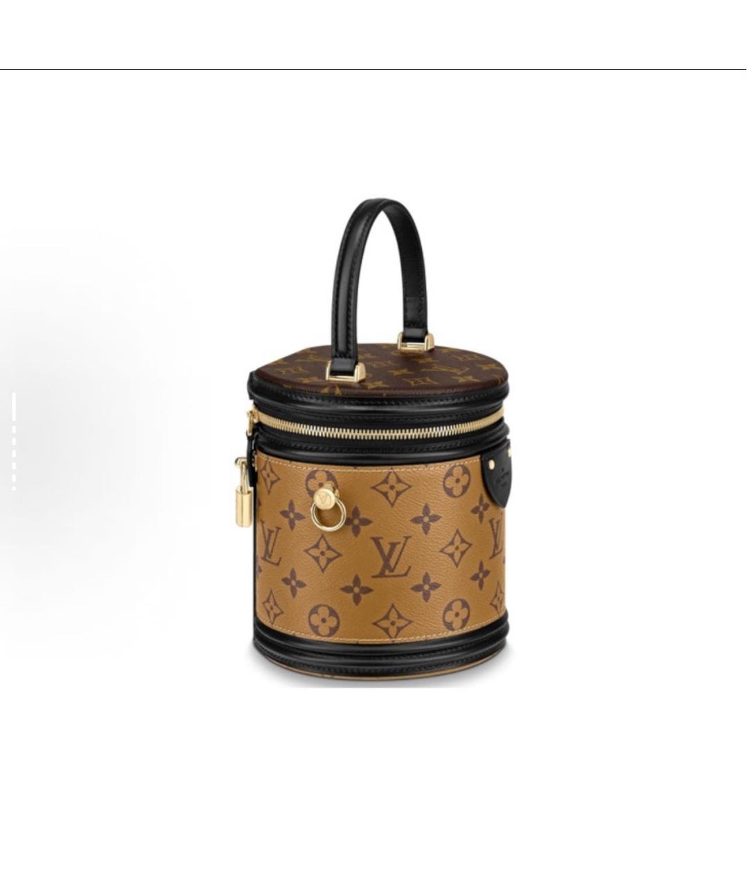 LOUIS VUITTON Коричневая сумка с короткими ручками, фото 3