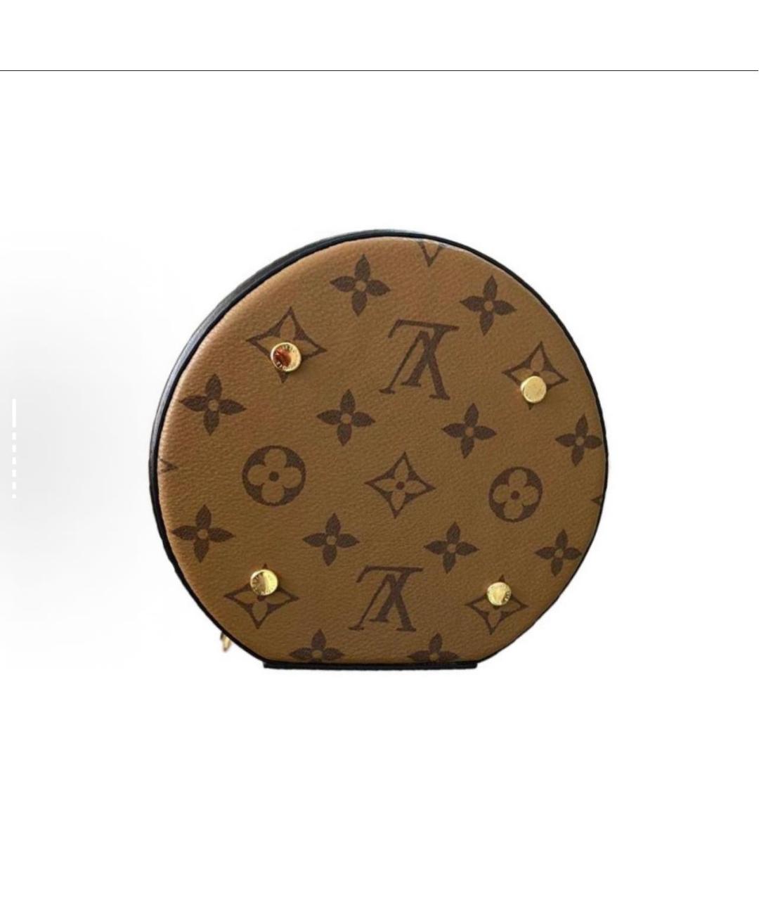 LOUIS VUITTON Коричневая сумка с короткими ручками, фото 5