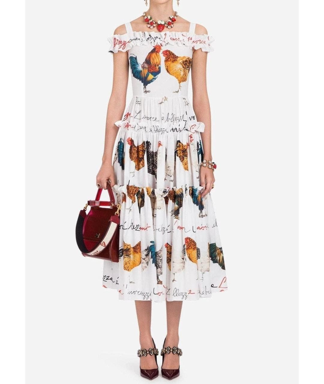 DOLCE&GABBANA Мульти сарафан, фото 2