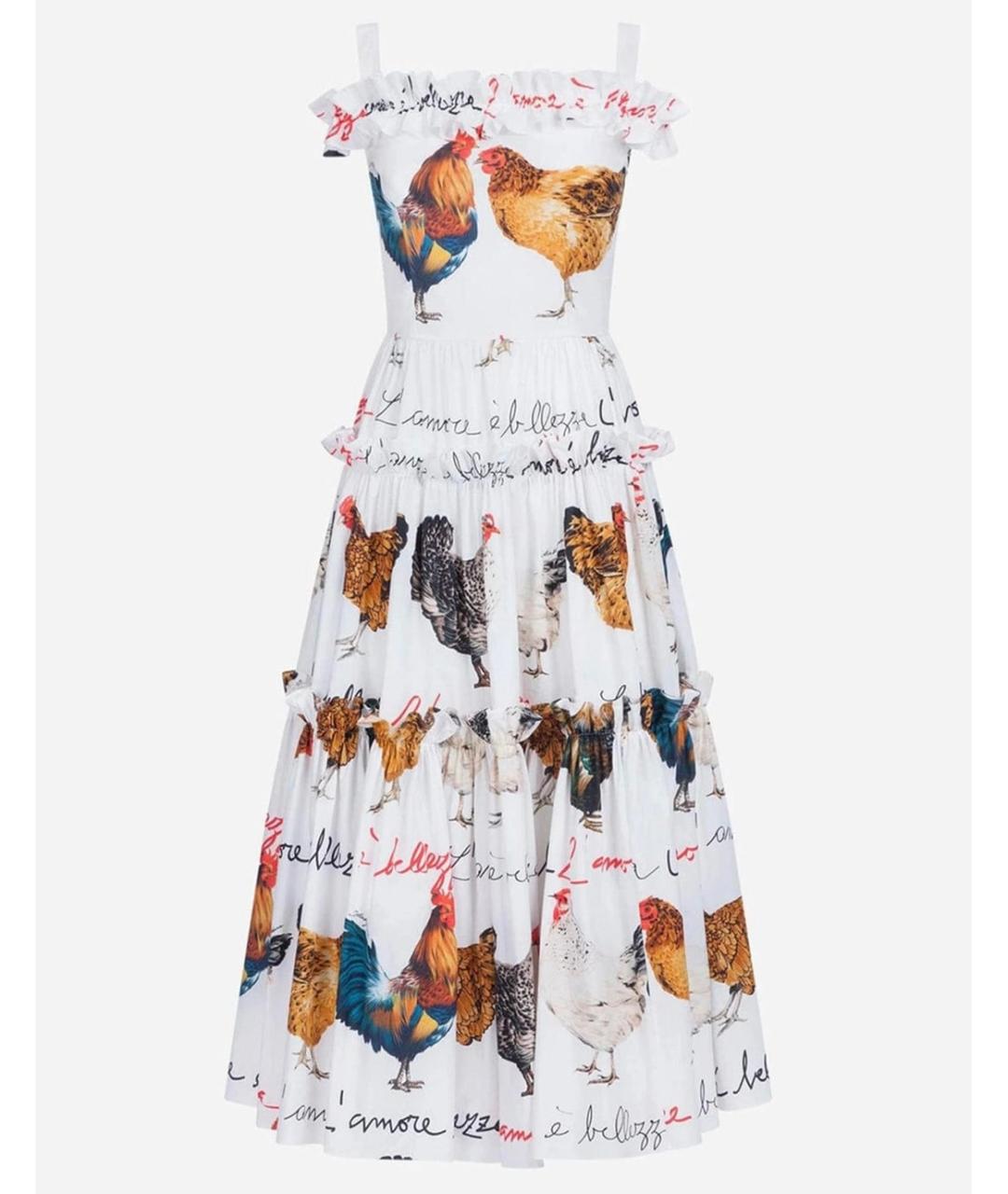 DOLCE&GABBANA Мульти сарафан, фото 5