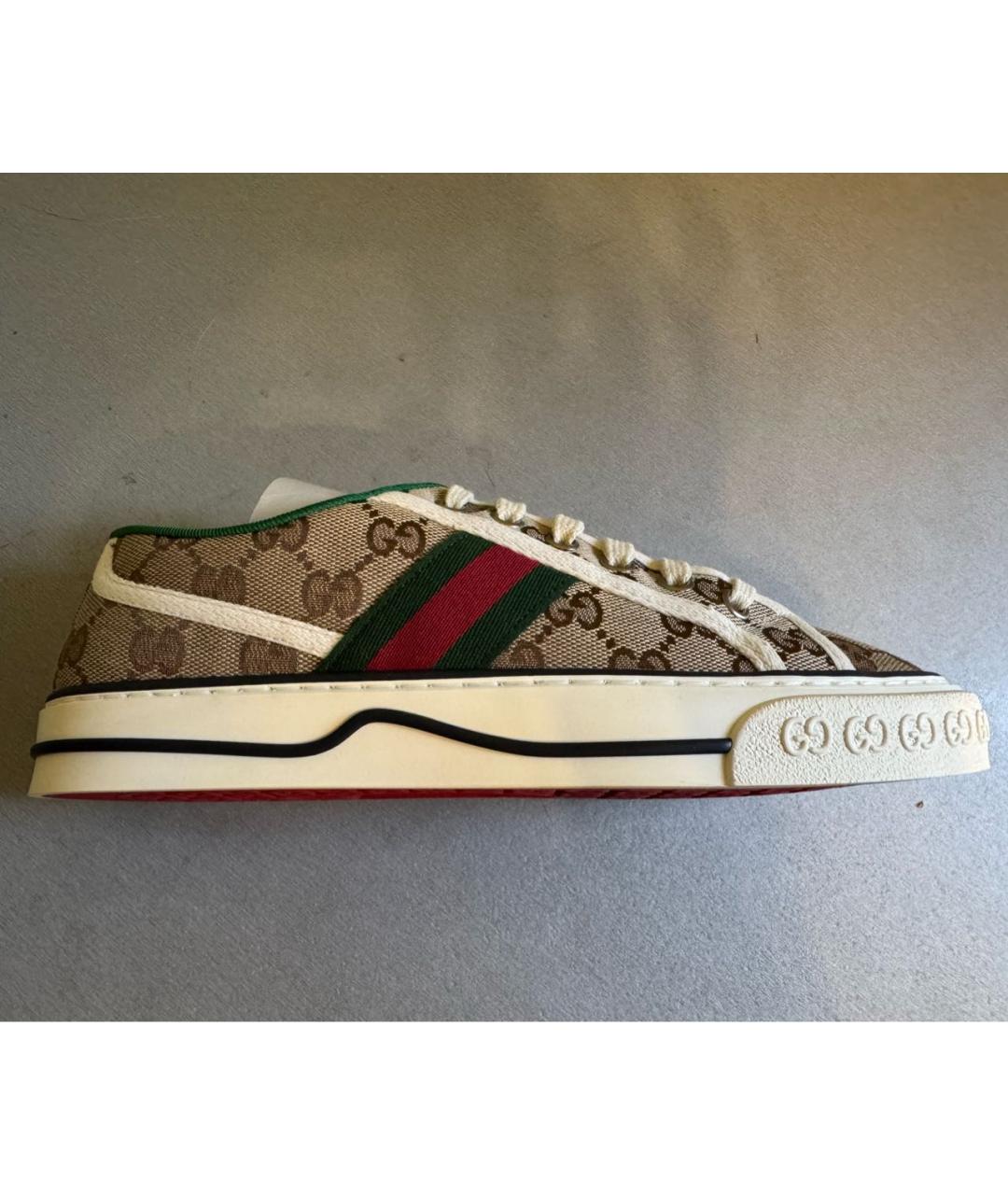 GUCCI Мульти текстильные кеды, фото 4