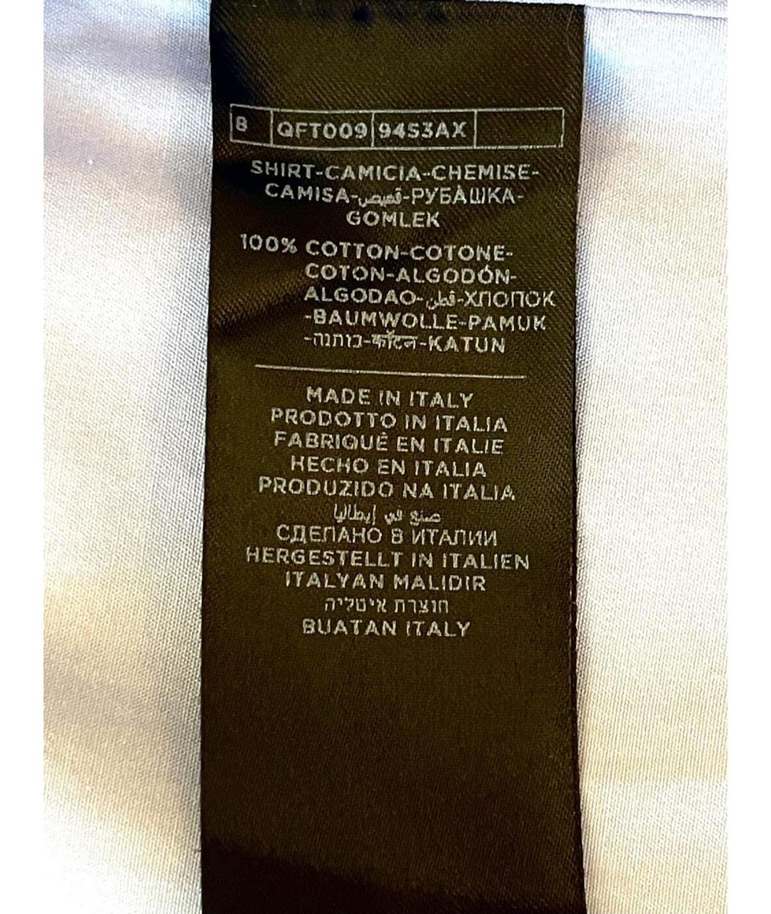 TOM FORD Голубая хлопковая классическая рубашка, фото 4