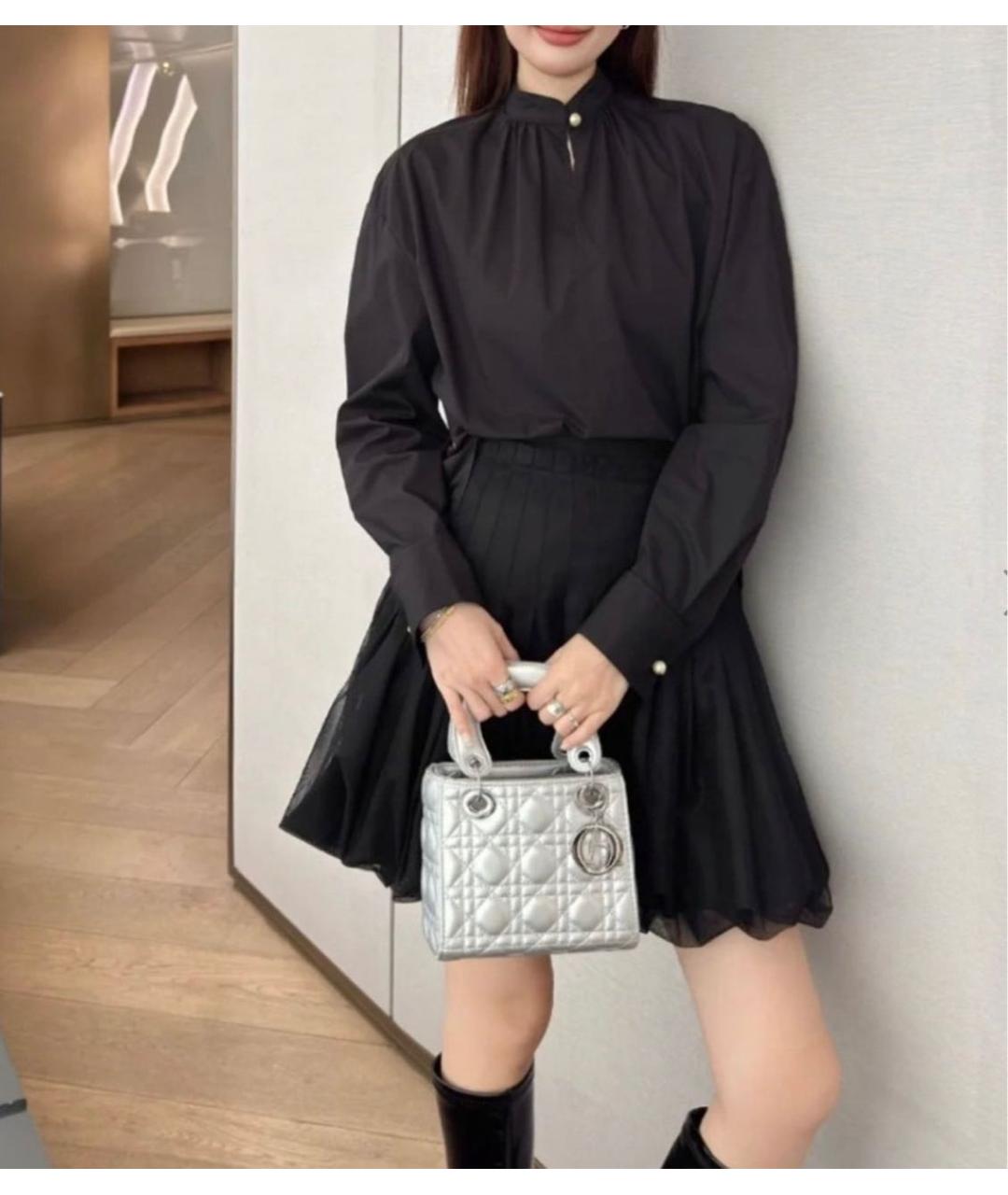 CHRISTIAN DIOR Черная хлопковая рубашка, фото 3