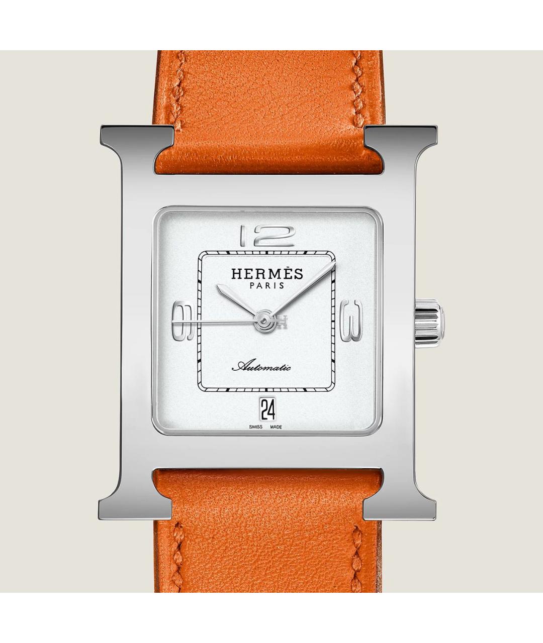 HERMES Серебряные часы, фото 3