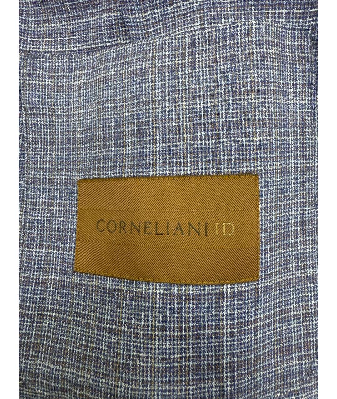 CORNELIANI Голубой шерстяной пиджак, фото 6
