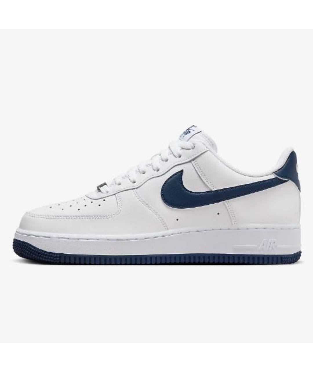 NIKE Белые кожаные низкие кроссовки / кеды, фото 9