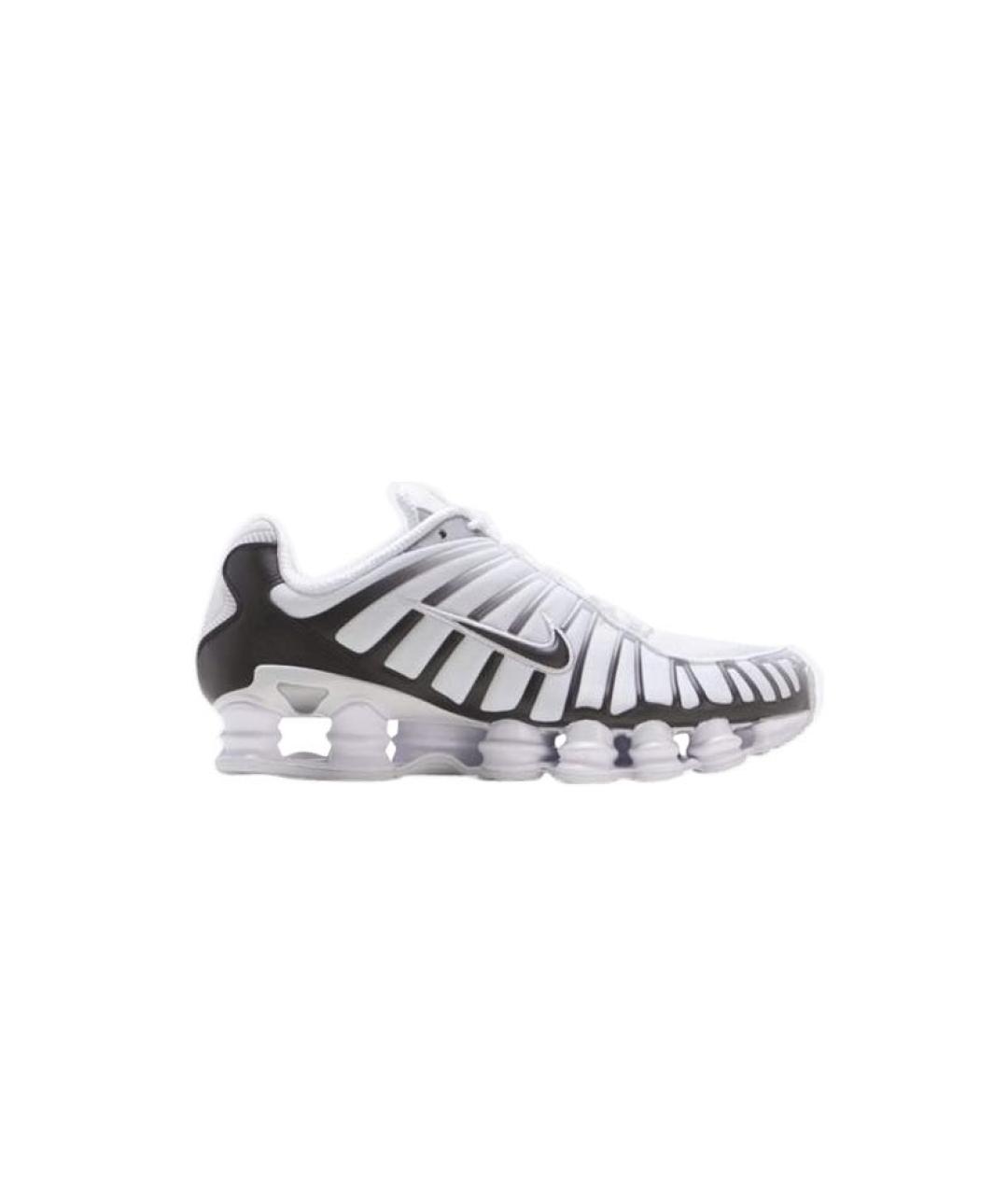 NIKE Белые текстильные низкие кроссовки / кеды, фото 1