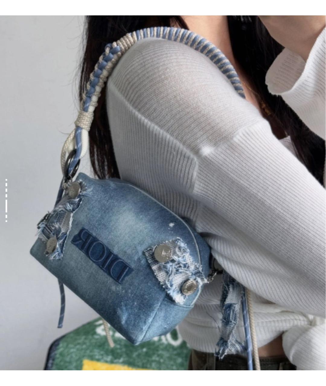 DIOR BEAUTY Темно-синяя деним косметичка, фото 5