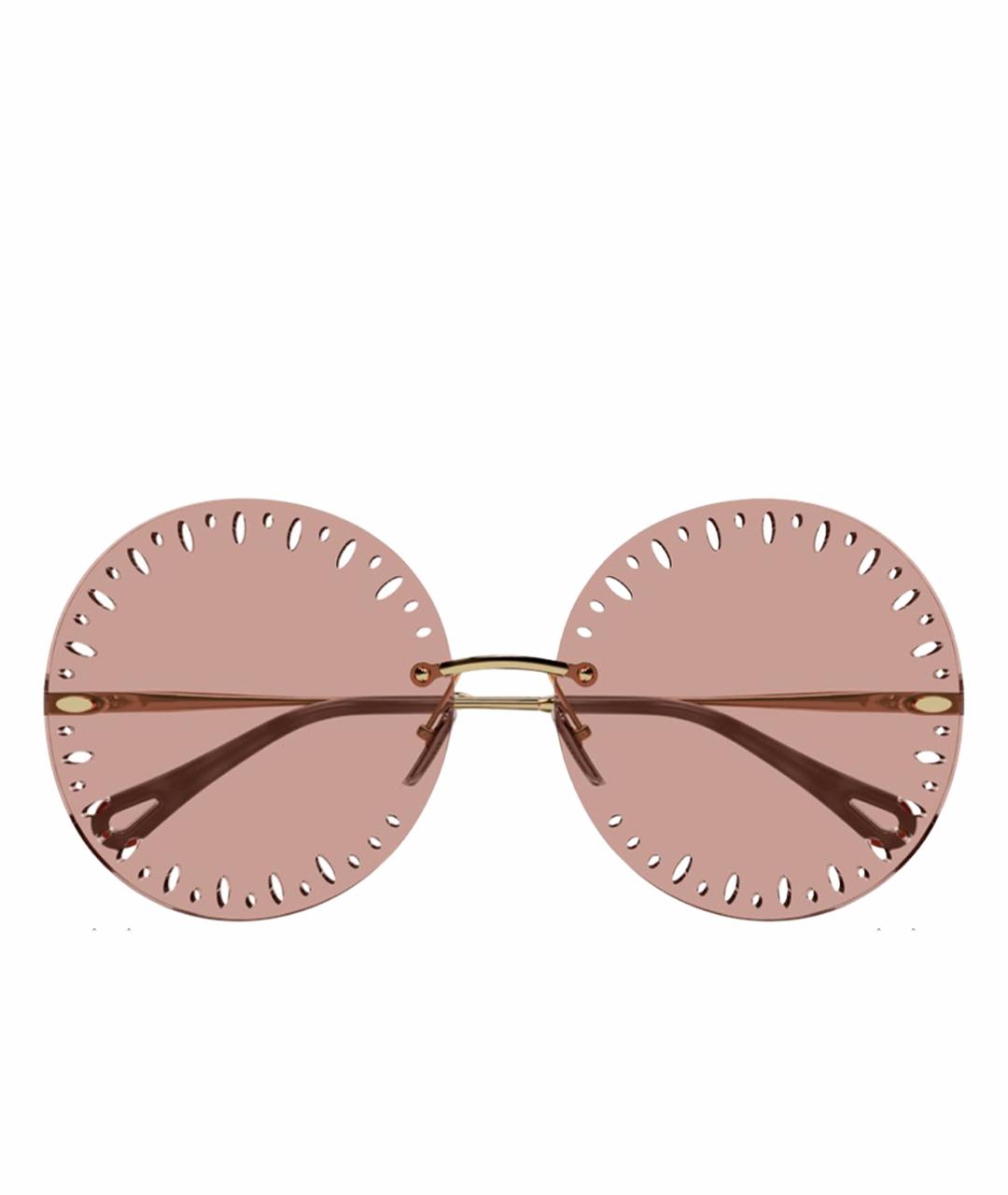 CHLOE Фиолетовые пластиковые солнцезащитные очки, фото 1