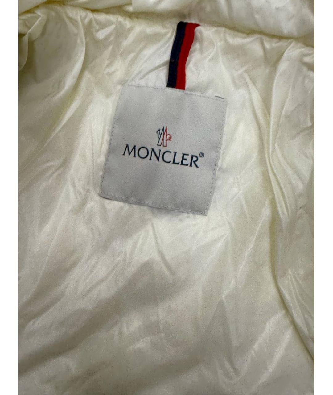 MONCLER Бежевый пуховик, фото 3