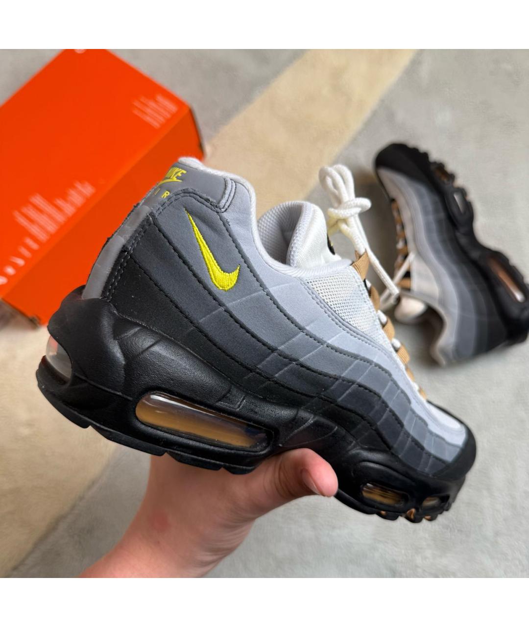 NIKE Черные низкие кроссовки / кеды, фото 4