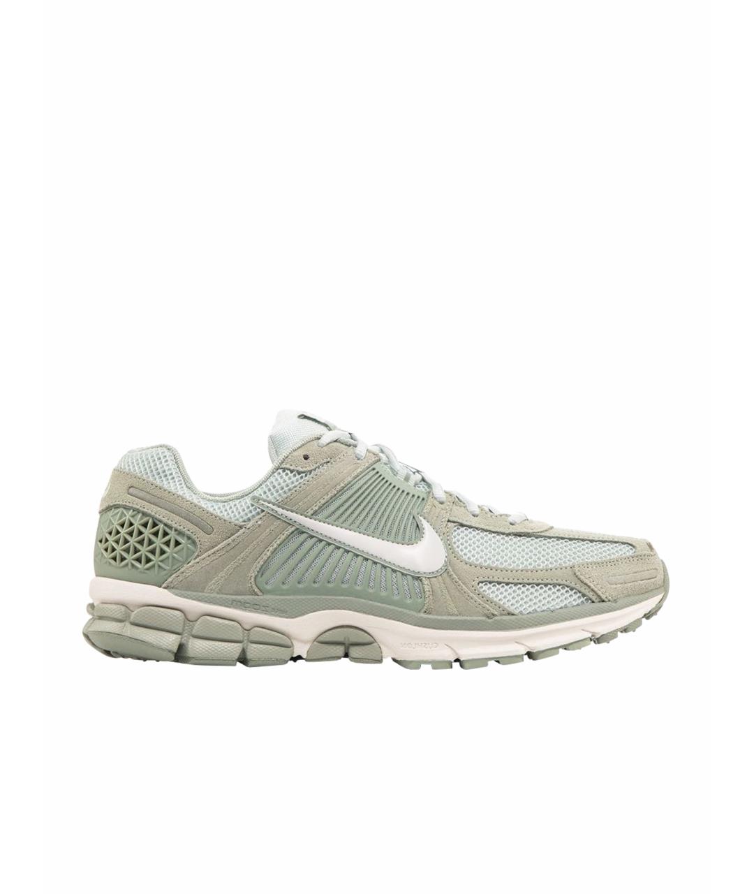 NIKE Хаки замшевые низкие кроссовки / кеды, фото 1