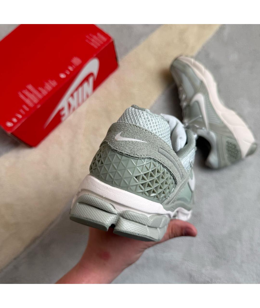 NIKE Хаки замшевые низкие кроссовки / кеды, фото 3