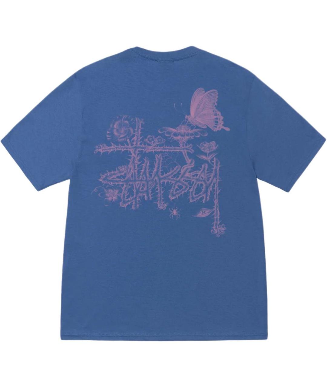 STUSSY Синяя футболка, фото 2