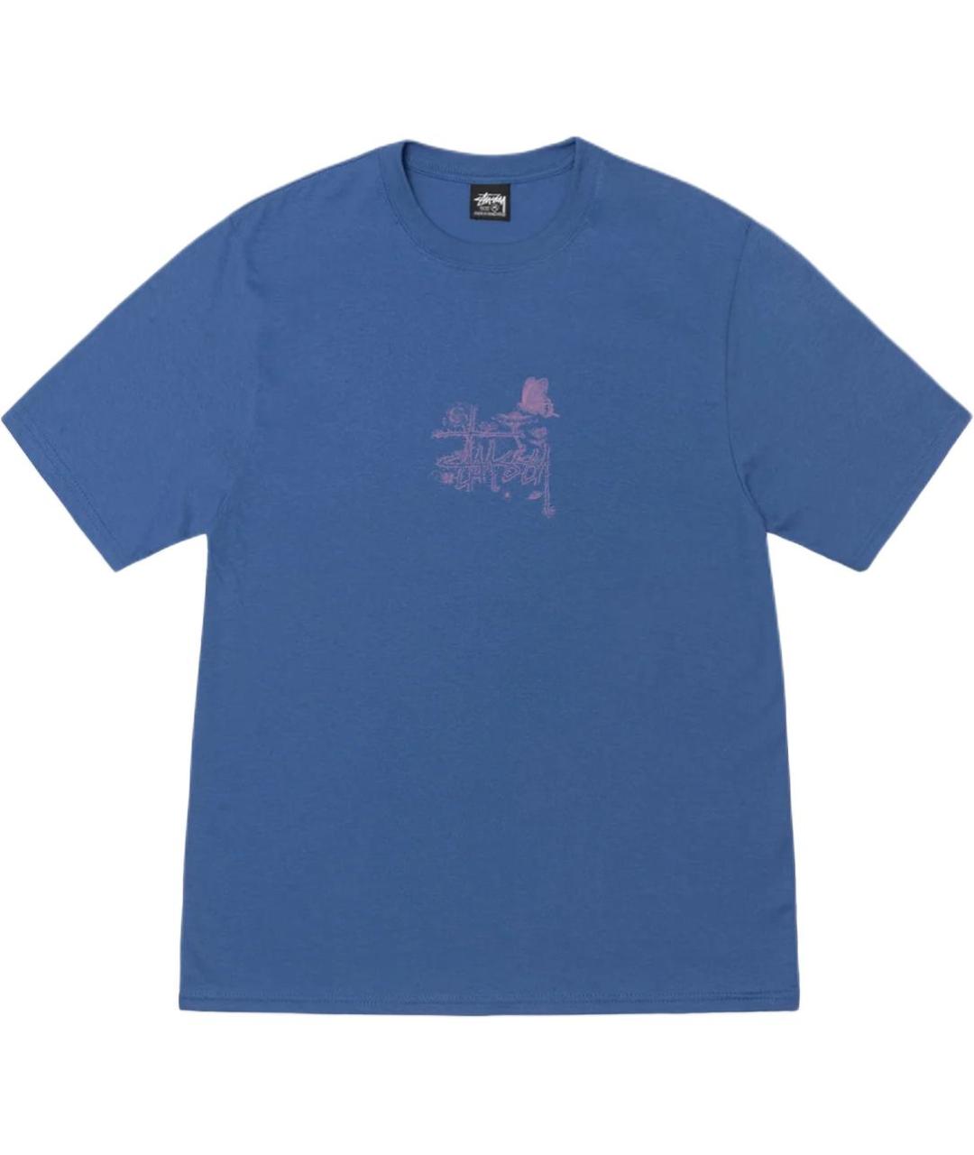 STUSSY Синяя футболка, фото 1