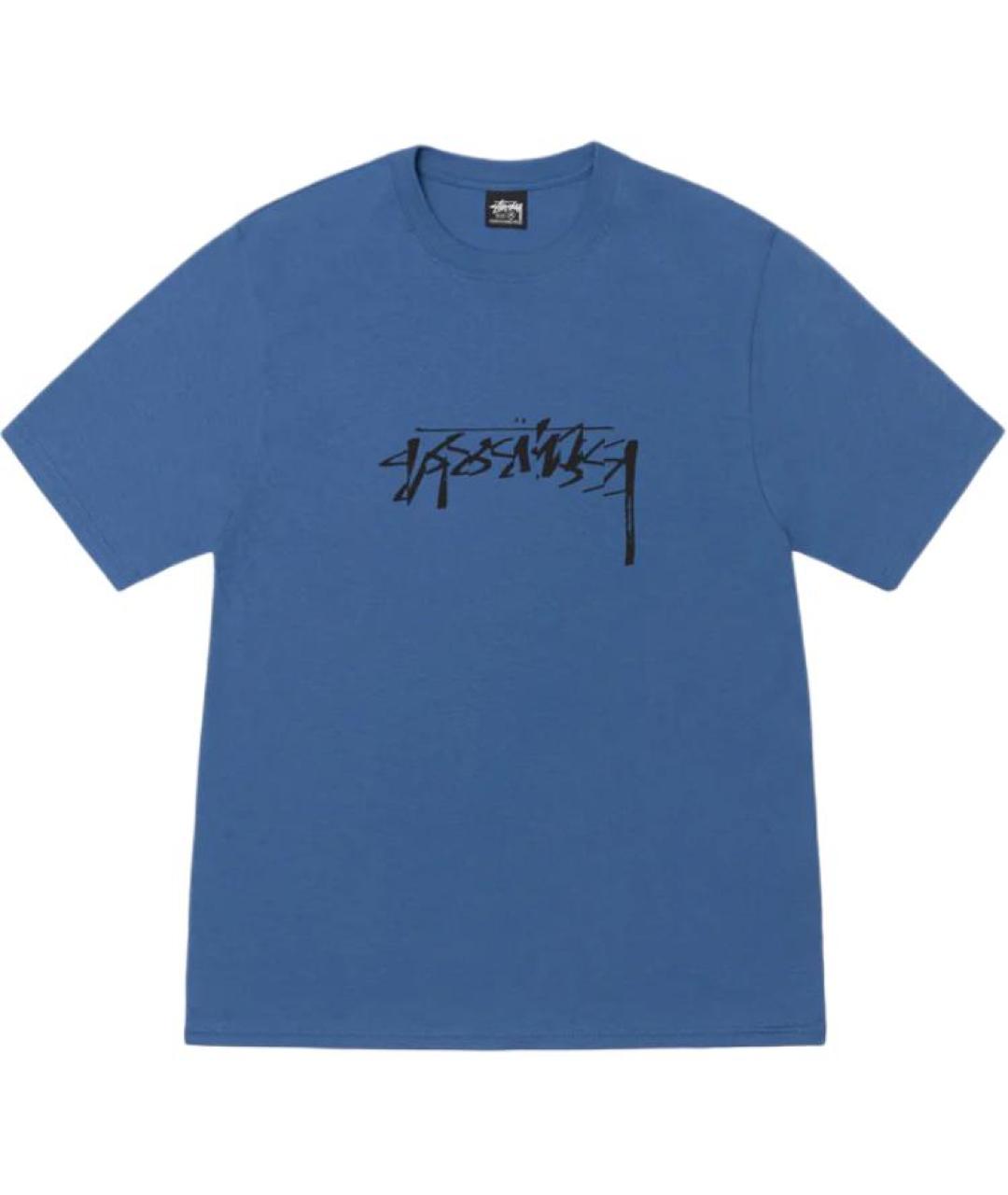 STUSSY Синяя футболка, фото 1