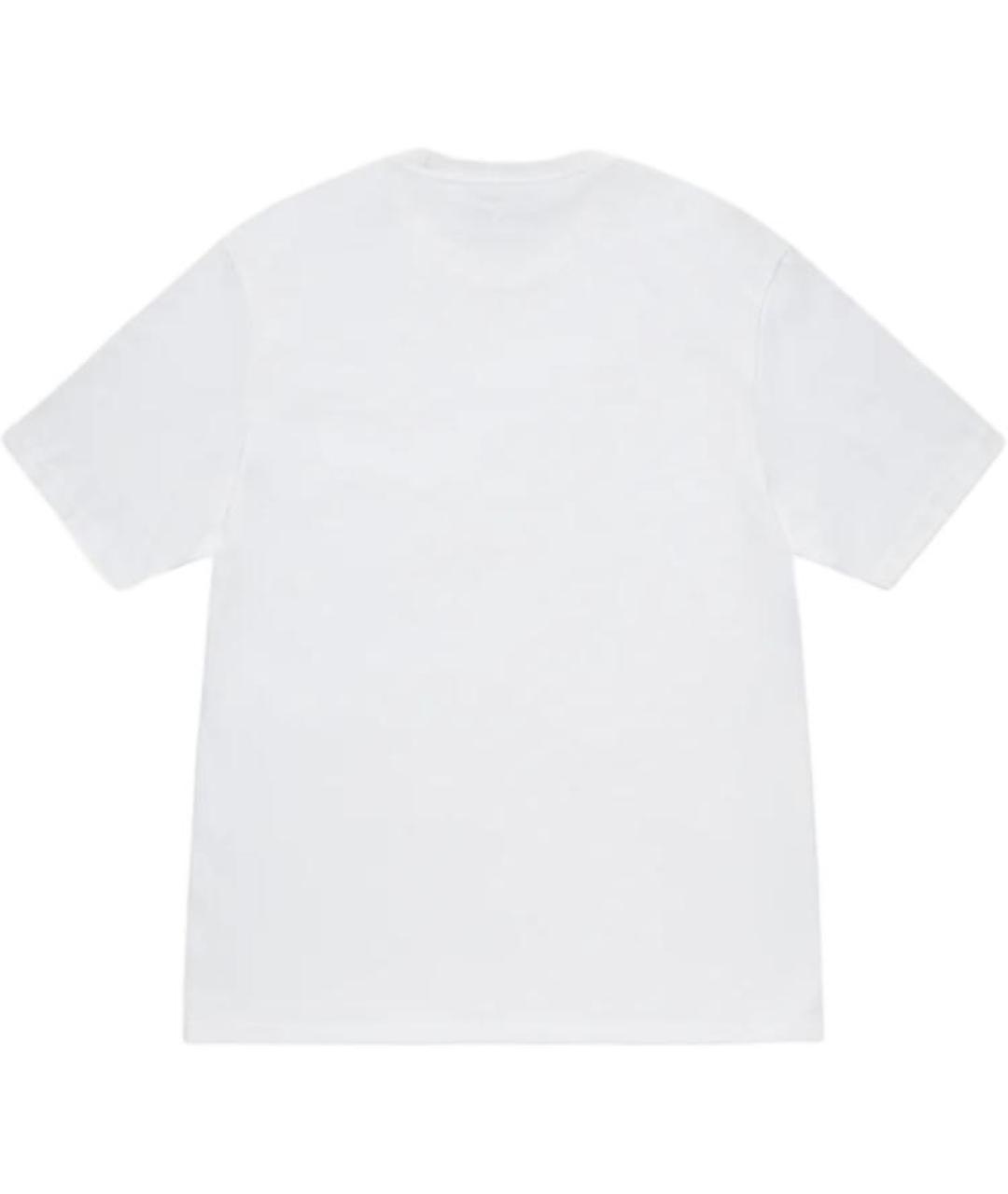 STUSSY Белая хлопковая футболка, фото 2