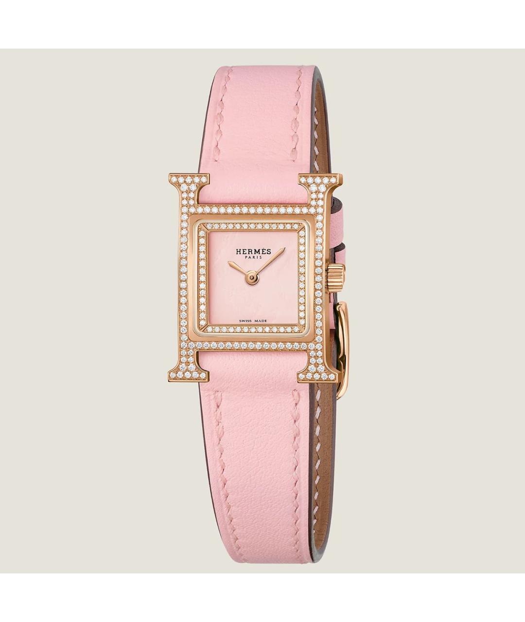 HERMES Золотые часы из розового золота, фото 4