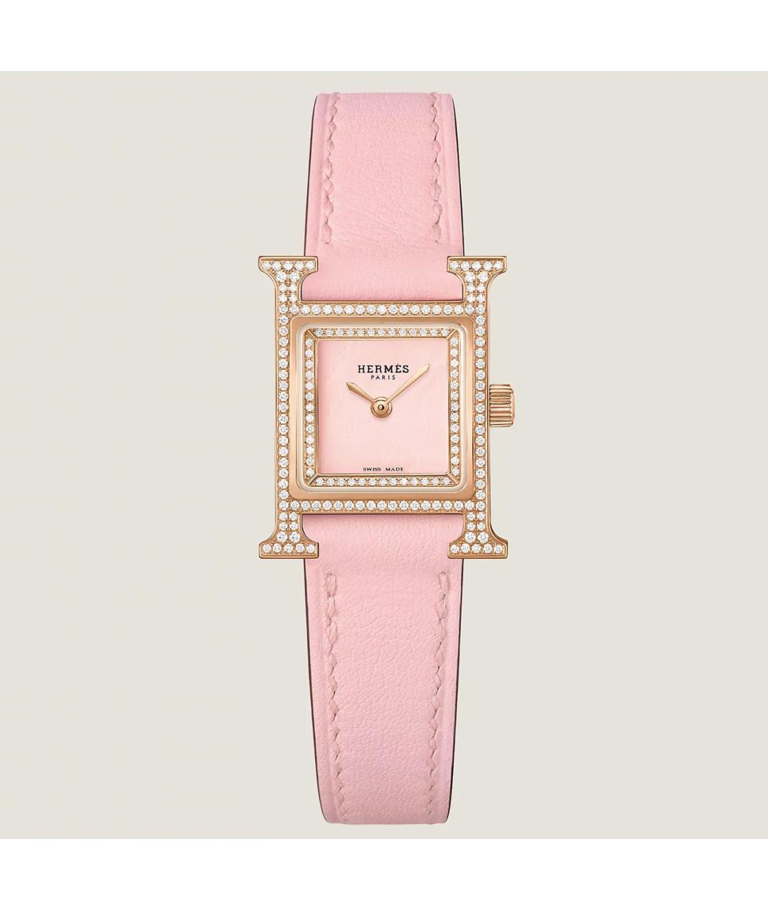 HERMES Золотые часы из розового золота, фото 5