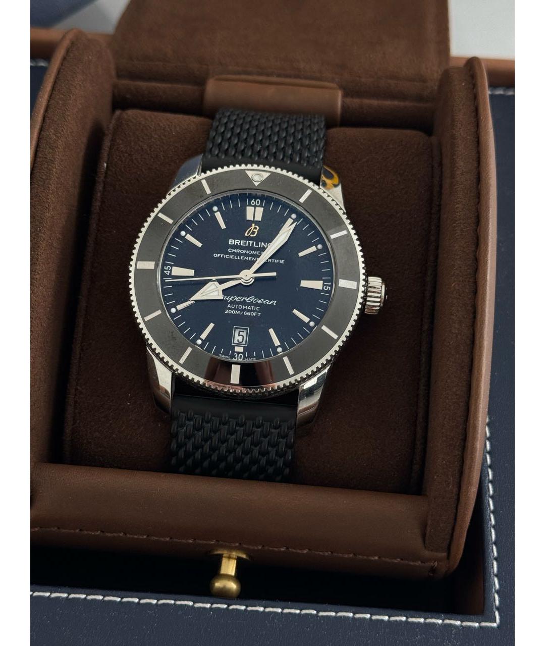 BREITLING SUPEROCEAN Черные часы, фото 2