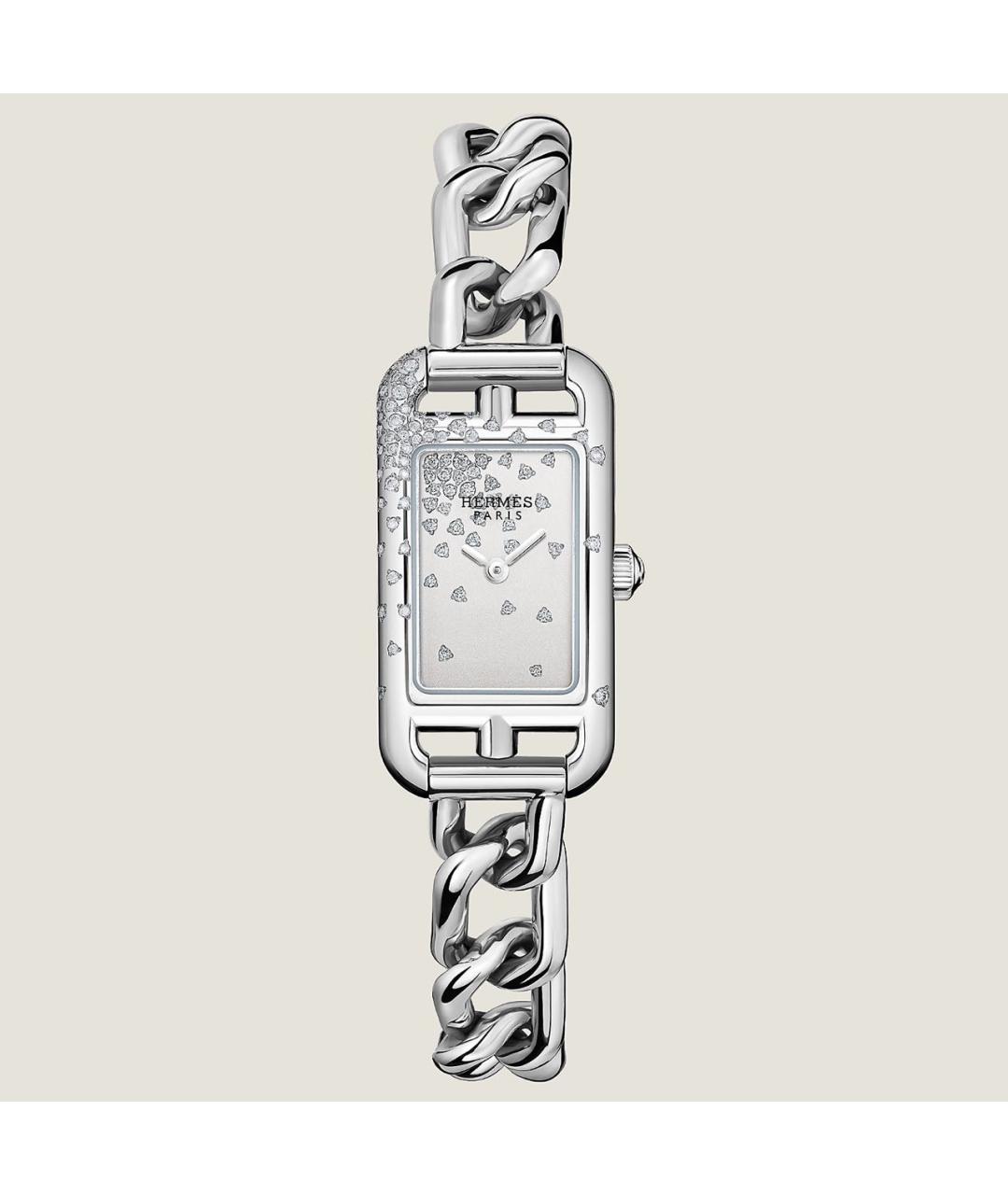 HERMES Серебряные часы, фото 4