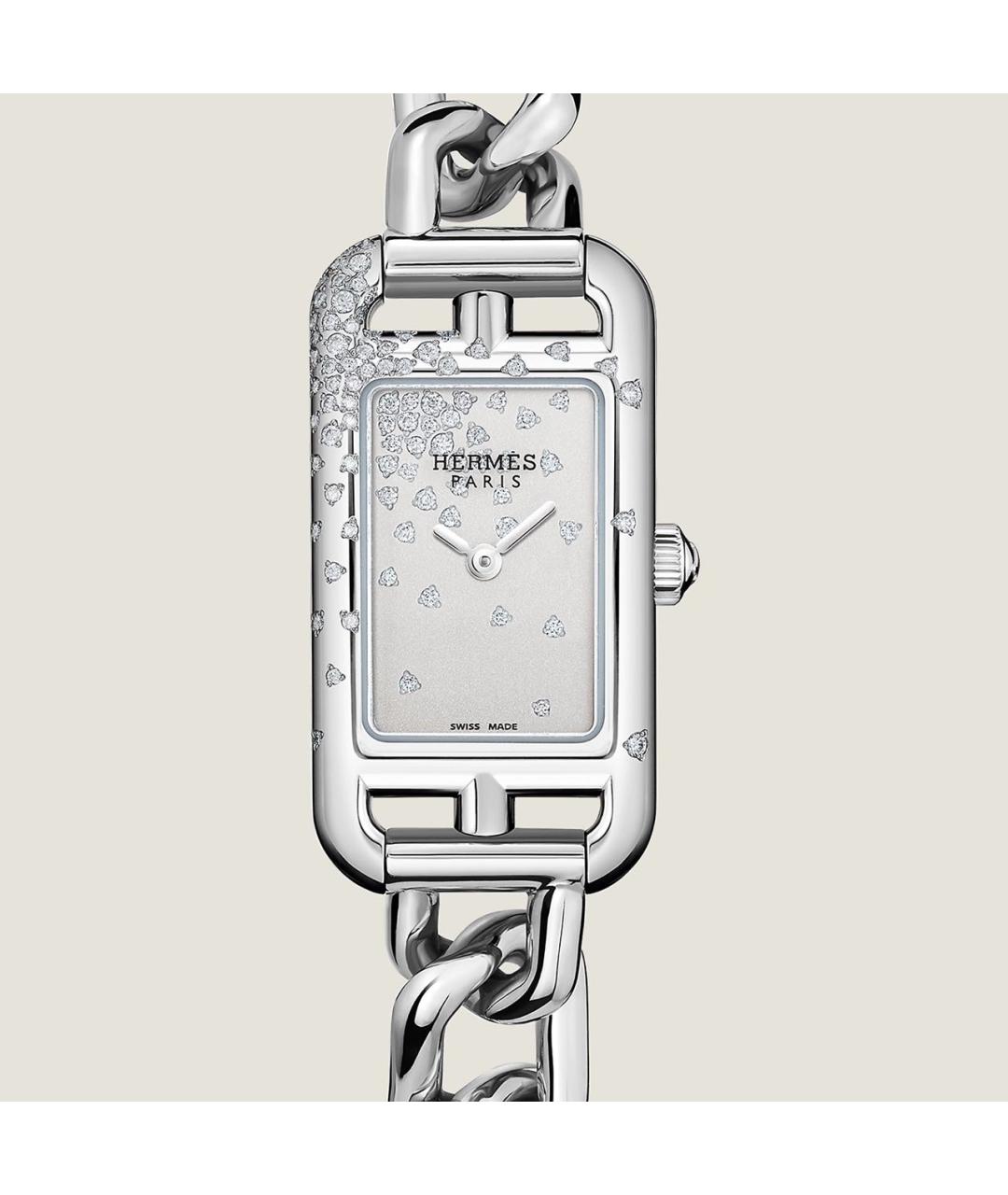 HERMES Серебряные часы, фото 3