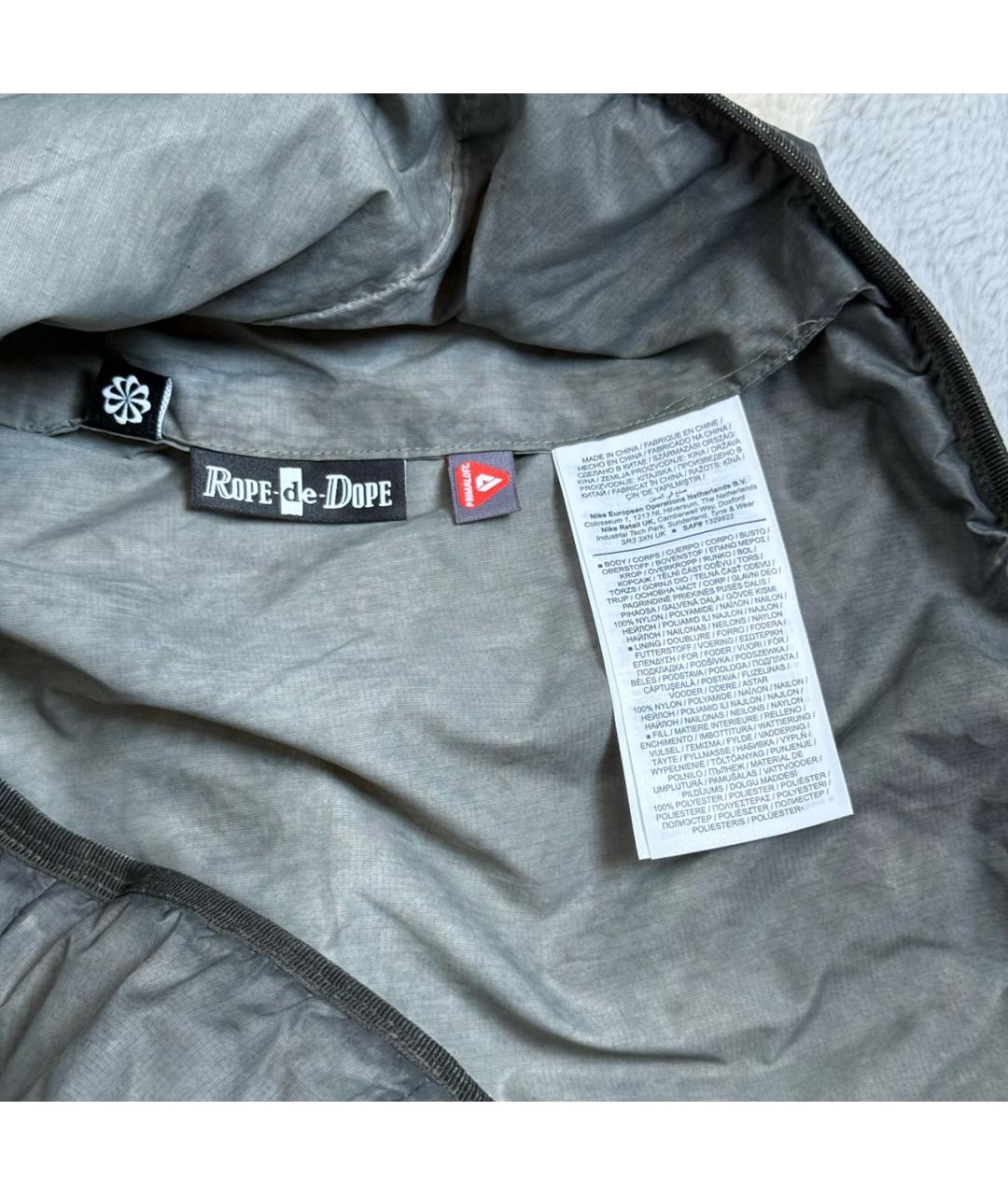 NIKE ACG Антрацитовая полиэстеровая куртка, фото 8