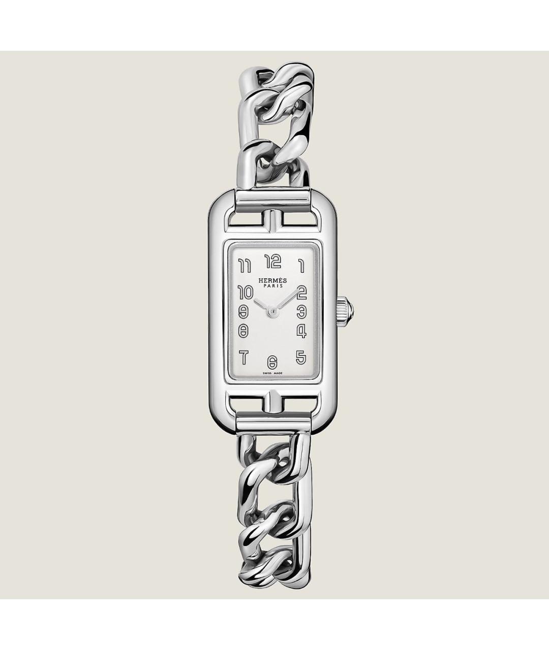 HERMES Серебряные часы, фото 4