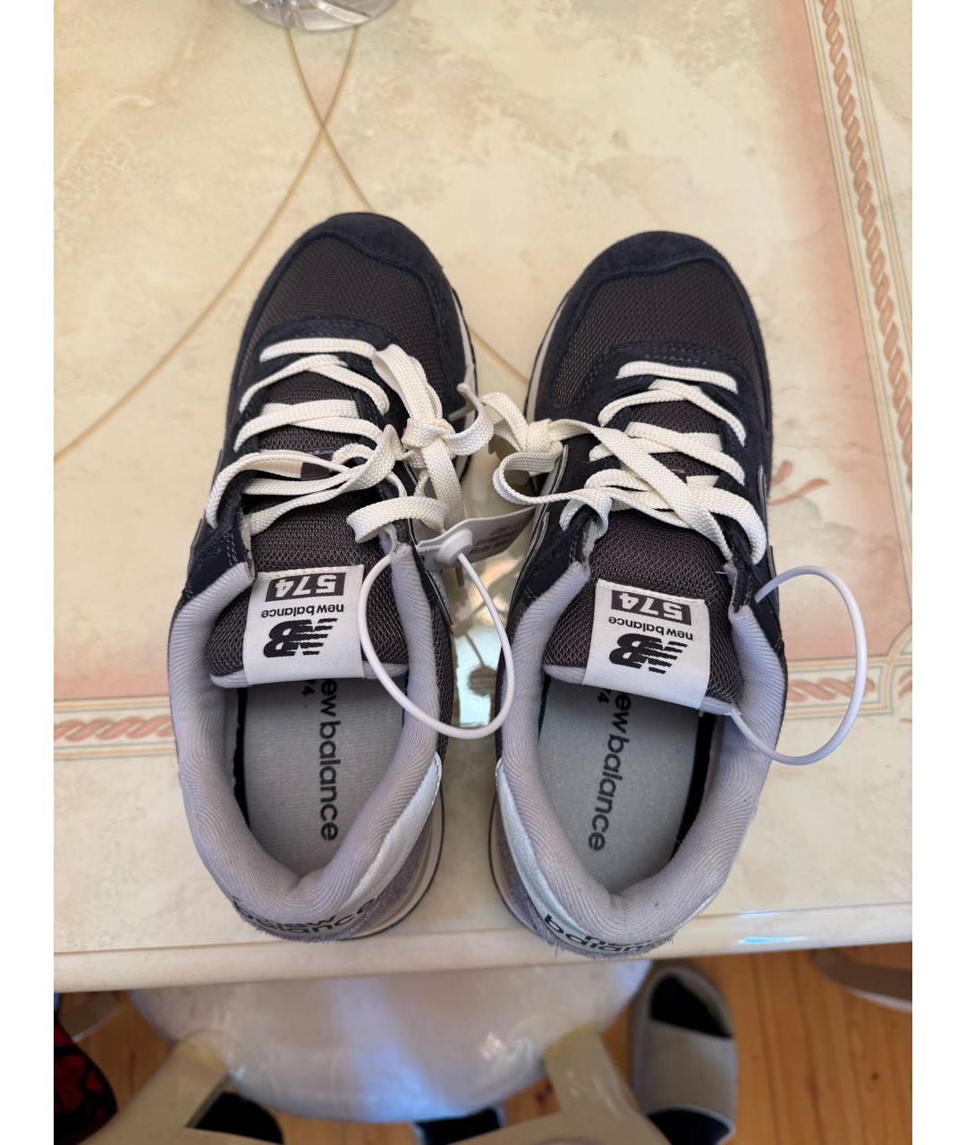 NEW BALANCE Темно-синие низкие кроссовки / кеды, фото 3
