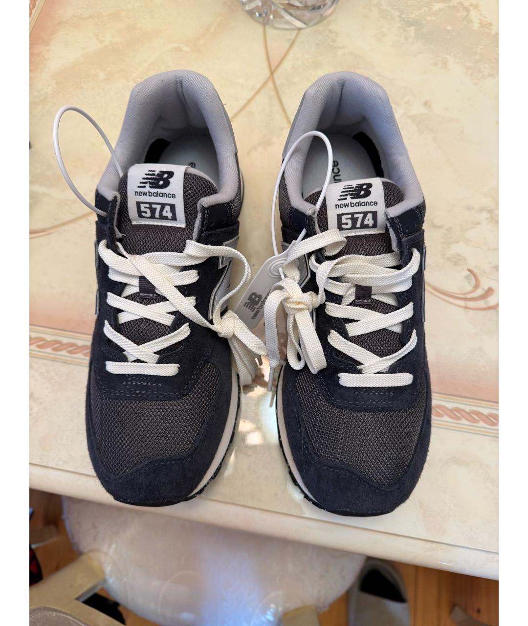 NEW BALANCE Темно-синие низкие кроссовки / кеды, фото 2
