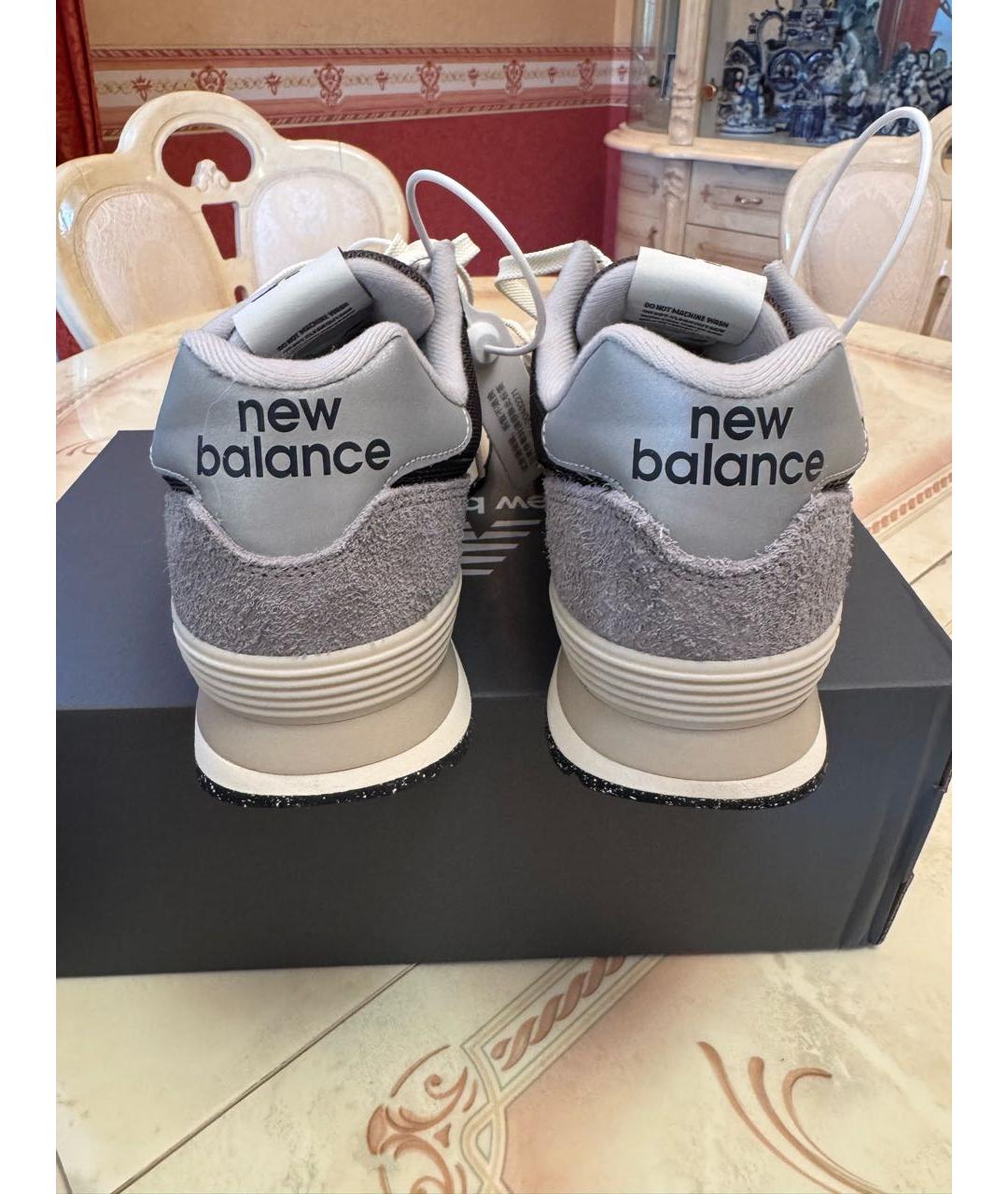 NEW BALANCE Темно-синие низкие кроссовки / кеды, фото 4