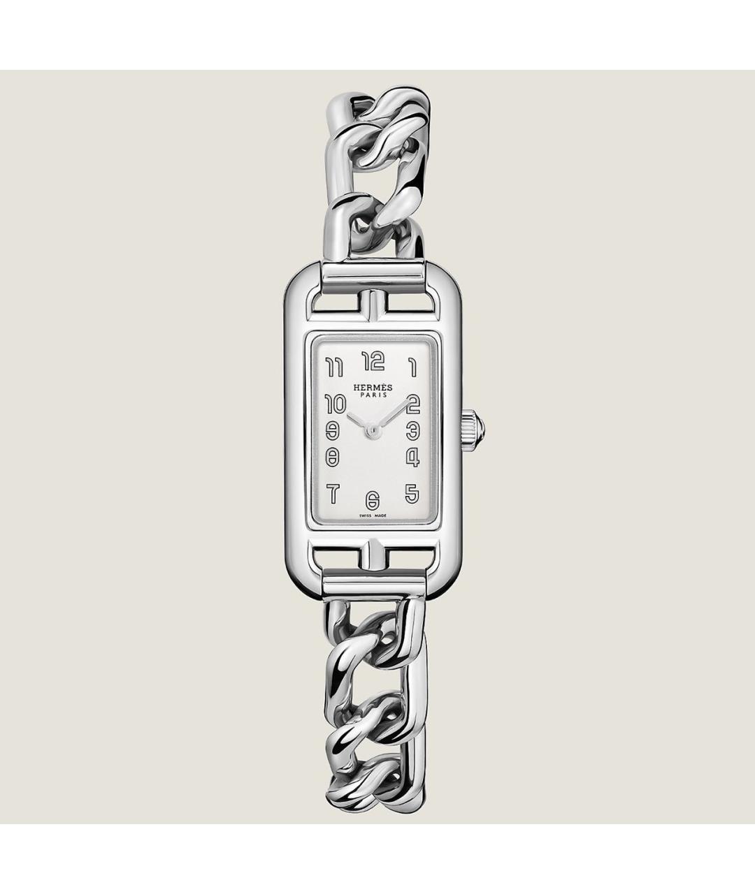 HERMES Серебряные часы, фото 4